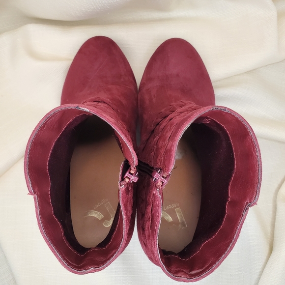 Unlisted Women's Wedges, Burgundy , 8.5 - Picture 8 of 13